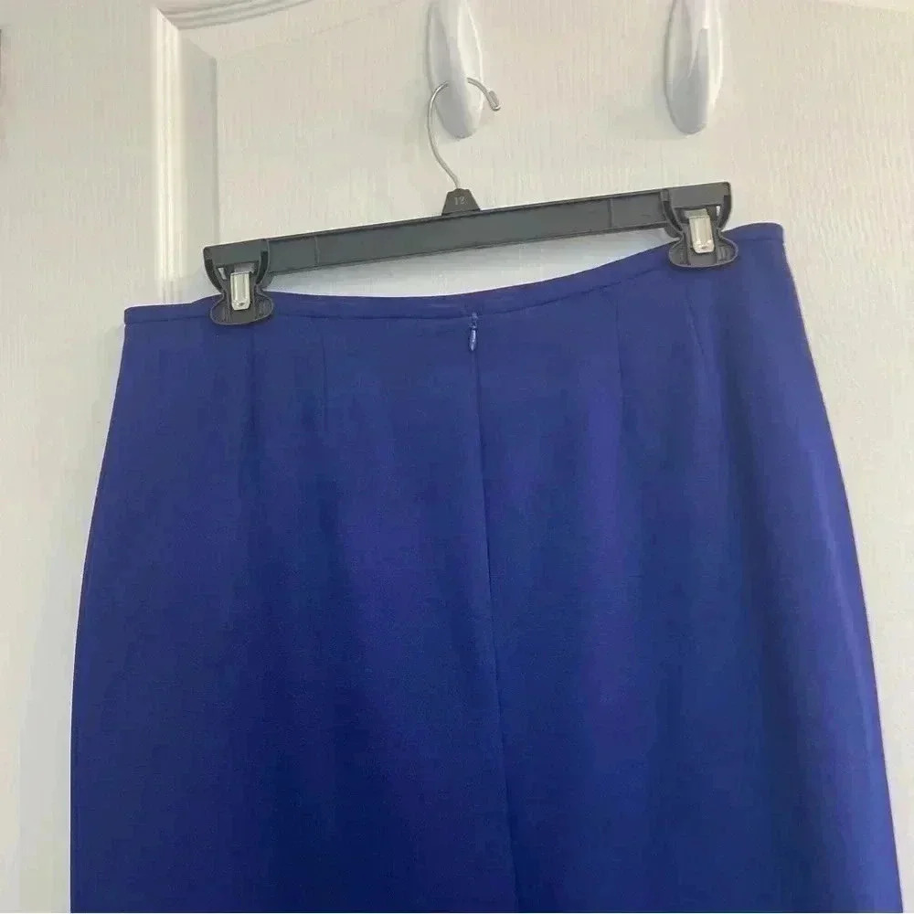 Blue Lined Skirt by Preston & York - Picture 8 of 9